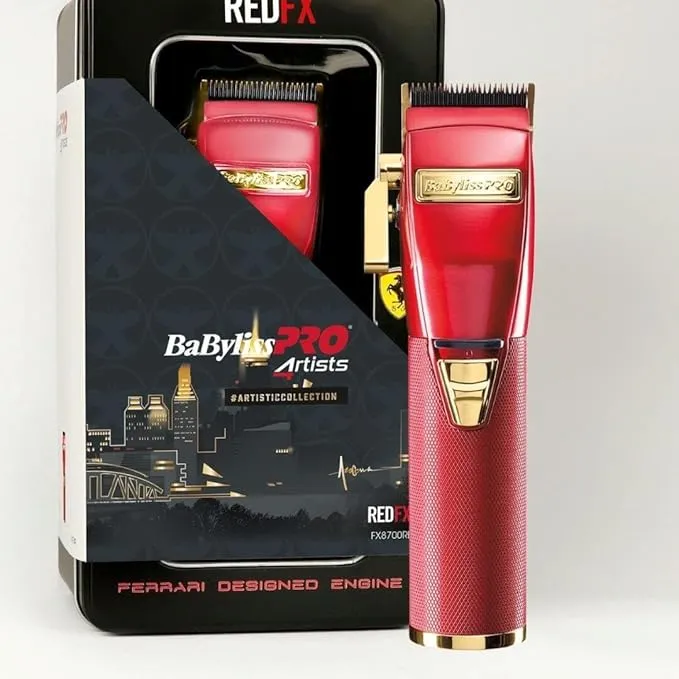 MÁQUINA DE CORTE PRO FX CORDLESS ROJO BABYLISS